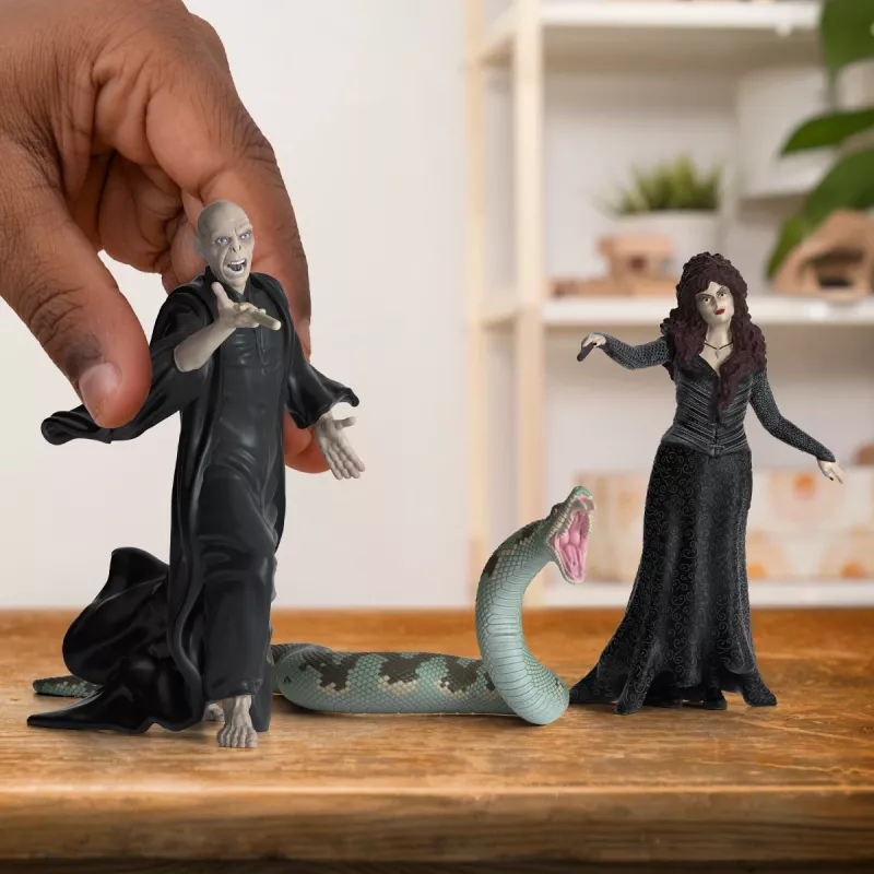 Figūru komplekts Schleich Lords Voldemorts Nagini Bellatrix Lestrange Daudzkrāsains