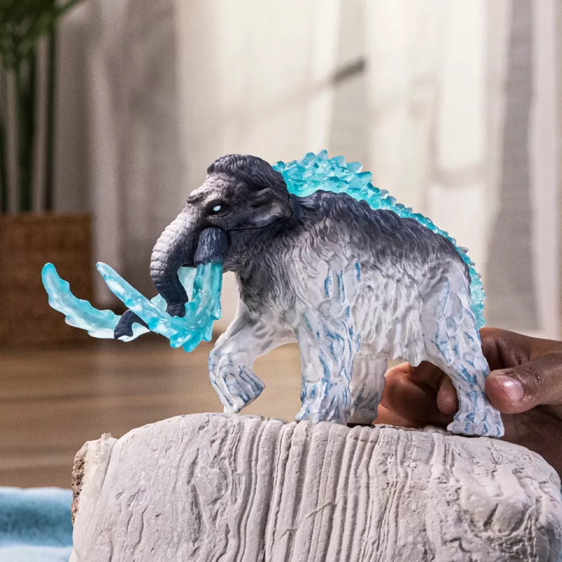Schleich Frost Mammoth figūra modelis 70829, detalizēts kolekcionējams dzīvnieka modelis