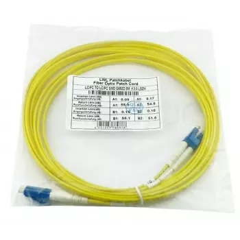 BlueOptics LRCABLE50M-BO LC–LC vienmodas optiskās šķiedras savienojuma kabelis, 50 m, bēšā krāsā