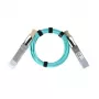 AOC QSFP56 uz QSFP56 7 m kabelis BlueOptics BO070703W7M-BO, ciāna