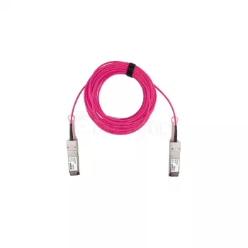 BlueOptics InfiniBand/optiskais AOC kabelis QSFP56–QSFP56 7 m (rozā)