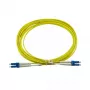 BlueOptics InfiniBand optiskā šķiedra kabelis 50m LC vīriešu-vīriešu dzeltens