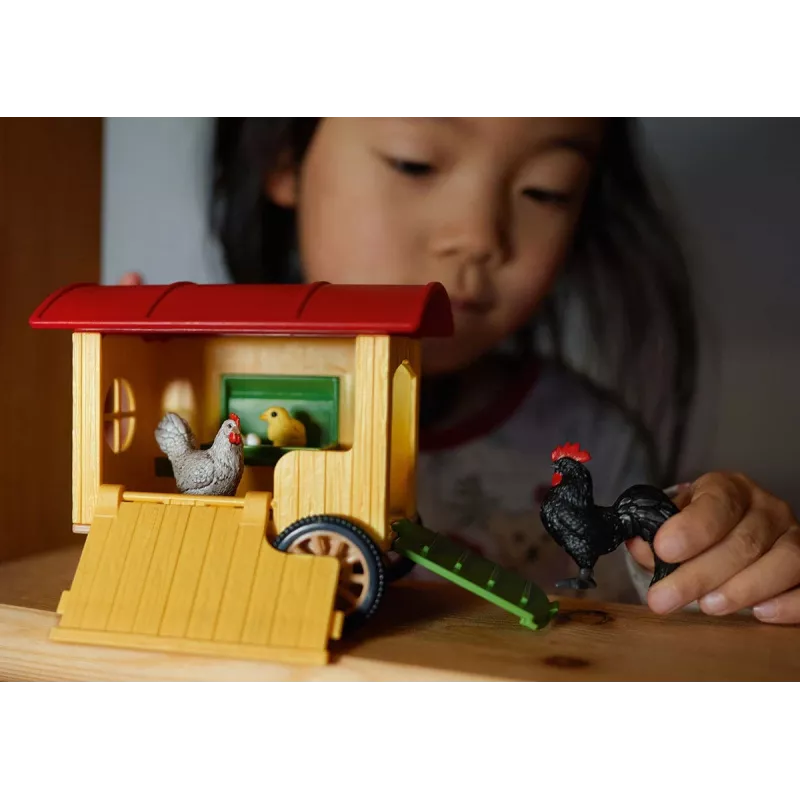 schleich FARM WORLD Mobilais vistas kūts