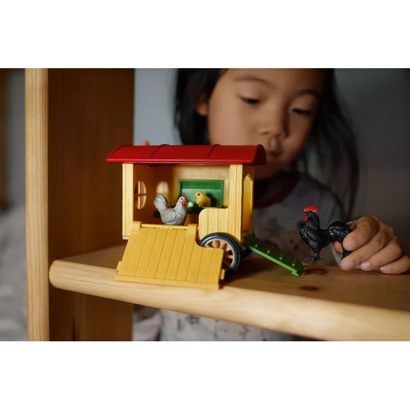 schleich FARM WORLD Mobilais vistas kūts