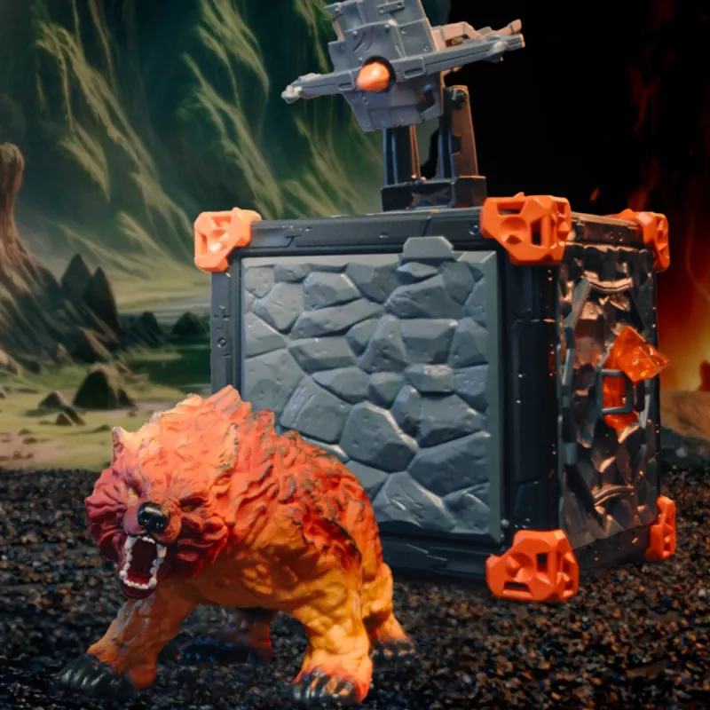 schleich ELDRADOR CREATURES BattleCave lavas lācis