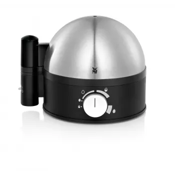 WMF Stelio 0415070011 olu vārītājs, 7 olām, 380 W, melns/hroms