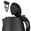 WMF Stelio 0413020072 elektriskā tējkanna 1.7 L 2400 W Melna