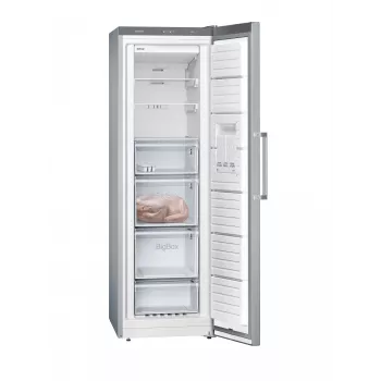 Siemens iQ300 GS36NVIEP brīvstāvošs saldētavas skapis, 242 L, No Frost, nerūsējošais tērauds