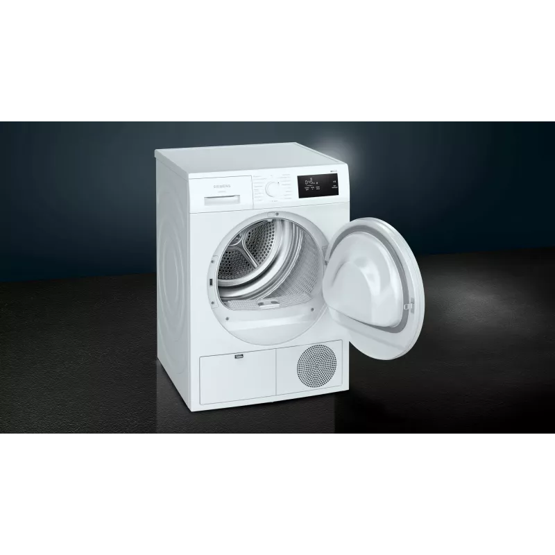Siemens iQ300 WT43H003 veļas žāvētājs Brīvstāvošs Priekšējā ielāde 7 kg Balts