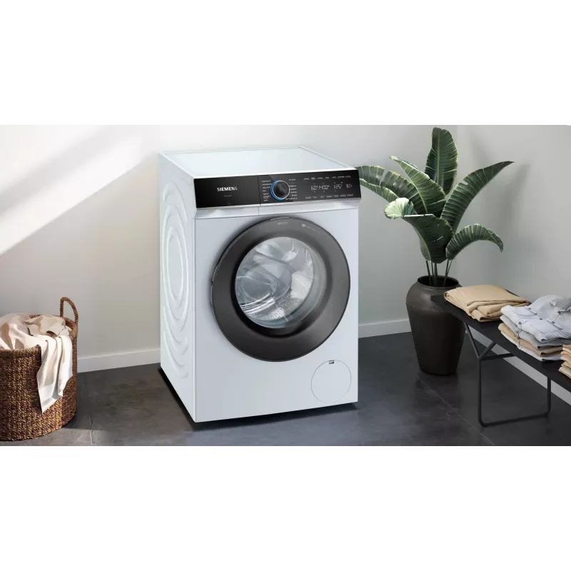 Siemens iQ700 WG44B2A40 veļas mazgājamā mašīna Priekšējā ielāde 9 kg 1257 apgr./min Balta