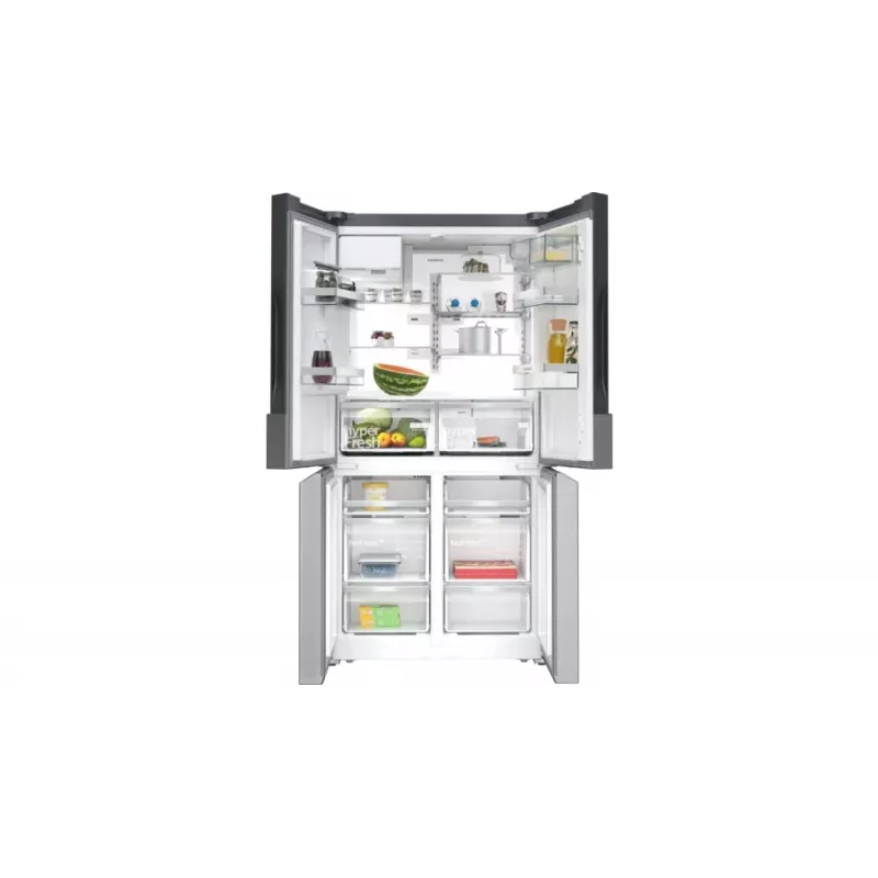 Siemens KF96DPPEA brīvi stāvošs side-by-side ledusskapis 574 L Nerūsējošais tērauds