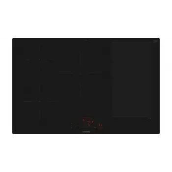 Siemens EX801HVC1E indukcijas plīts virsma, melna, iebūvējama, 80 cm, 4 zonas