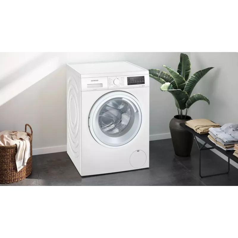Siemens iQ500 WU14UT22 veļas mazgājamā mašīna Priekšējā ielāde 9 kg 1351 RPM Balta