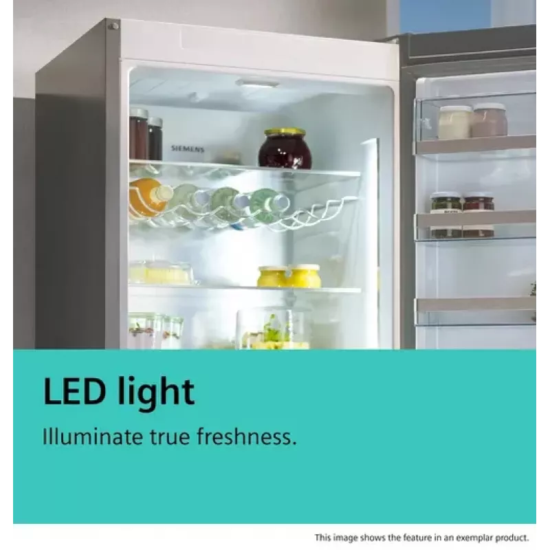 Siemens iQ500 KG39NAIAU ledusskapis-saldētava Brīvstāvošs 363 L Brūnināts tērauds