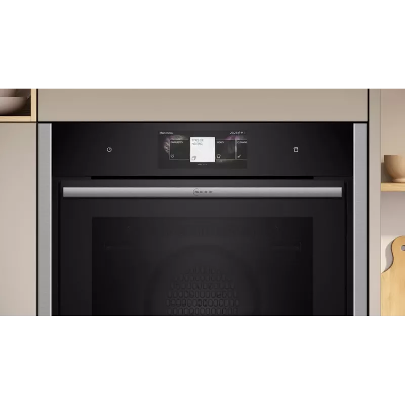 Neff N 90 B64FT33N0 cepeškrāsns 71 L melna, nerūsējošais tērauds