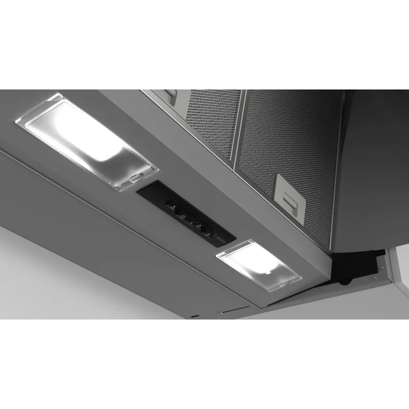 Bosch Serie 2 DEM66AC00 izvelkamais tvaika nosūcējs, nerūsējošais tērauds, 625 m³/h