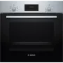 Bosch Serie 2 HBF133BR0 cepeškrāsns 66 L Melna, Nerūsējošs tērauds