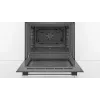 Bosch Serie 2 HBF133BR0 cepeškrāsns 66 L Melna, Nerūsējošs tērauds