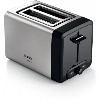 Bosch TAT4P420DE tosteris 2 šķēles 970 W Melns, Sudrabs