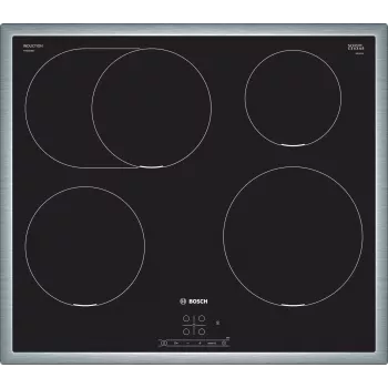 Bosch Serie 4 PIF645BB5E iebūvējamā indukcijas plīts virsma, 60 cm, melna