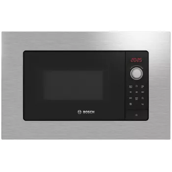 Bosch BFL623MS3 iebūvējamā mikroviļņu krāsns, nerūsējošais tērauds, 20 L, 800 W