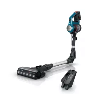 Bosch BSS71125AH 2-in-1 slotputekļsūcējs / elektriskā slota, bezmaiss, akumulatora, melns/zils