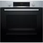 Bosch Serie 4 HBA514BS3 cepeškrāsns 71 L 3400 W Melna, Nerūsējošais tērauds