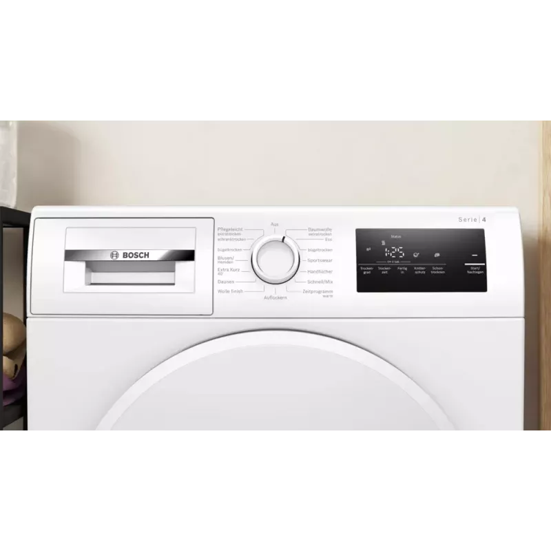 Bosch WTH83004 veļas žāvētājs Brīvi stāvošs Priekšējā ielāde 8 kg Balts