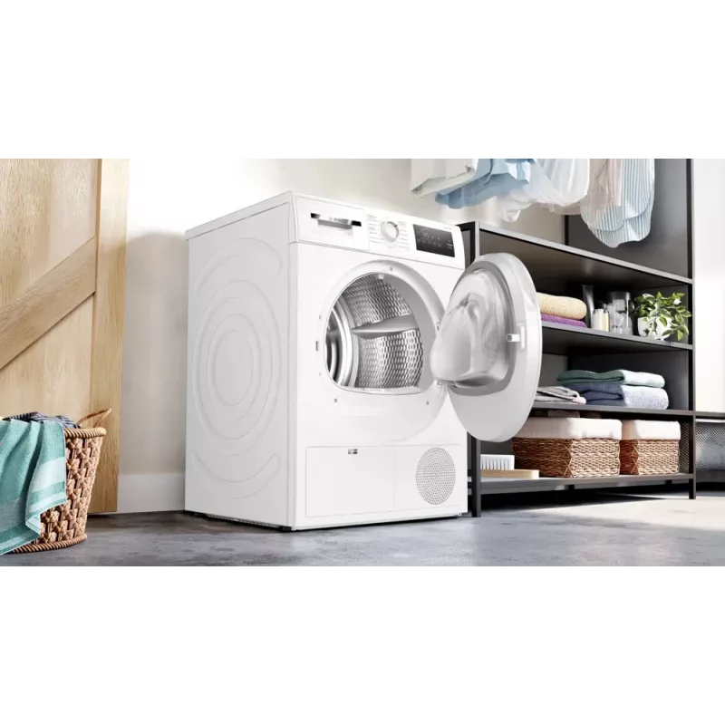 Bosch WTH83004 veļas žāvētājs Brīvi stāvošs Priekšējā ielāde 8 kg Balts