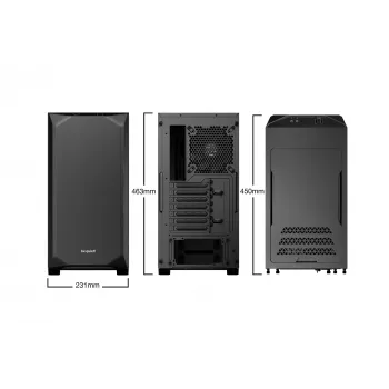 be quiet Pure Base 500 Window Black korpuss