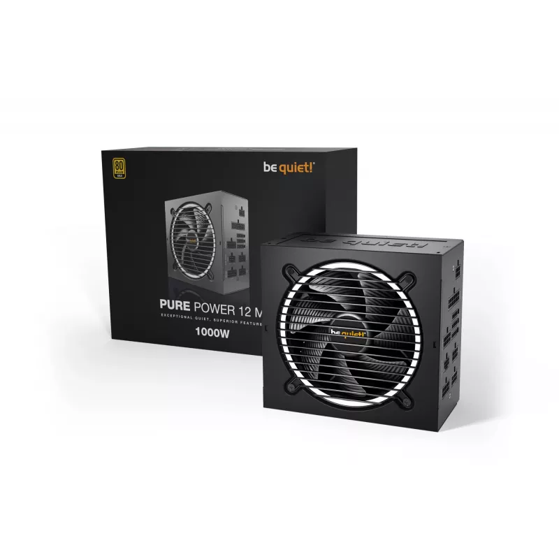 be quiet Pure Power 12 M barošanas bloks 1000 W 20+4 pin ATX ATX Melns