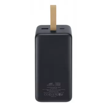 Power bank Rivacase VA1084 Litija polimērs 40000 mAh, Quick Charge 3.0, 2× USB-C + 1× USB-A, Melns