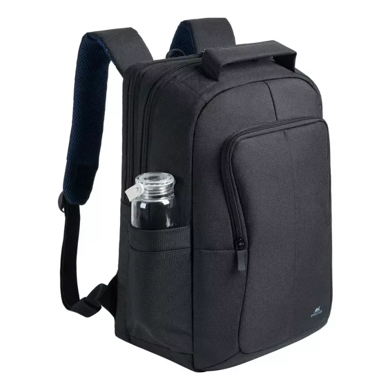 Mugursoma Rivacase 8425 40.6 cm (16 colli) Melna Ar rokturi un plecu siksnu