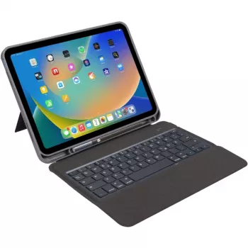 DEQSTER Slim Keyboard 2 10,9 collu (10. paaudze) QWERTZ vācu tastatūras maciņš iPad