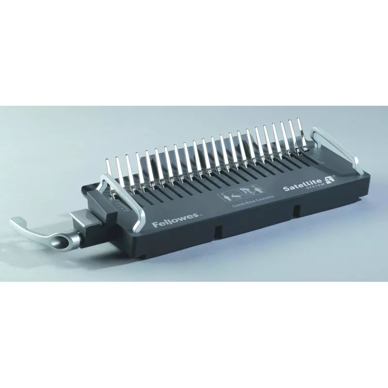 Fellowes Galaxy E Comb elektriskā iesiešanas iekārta, 500 loksnes, Melns, Sudrabs