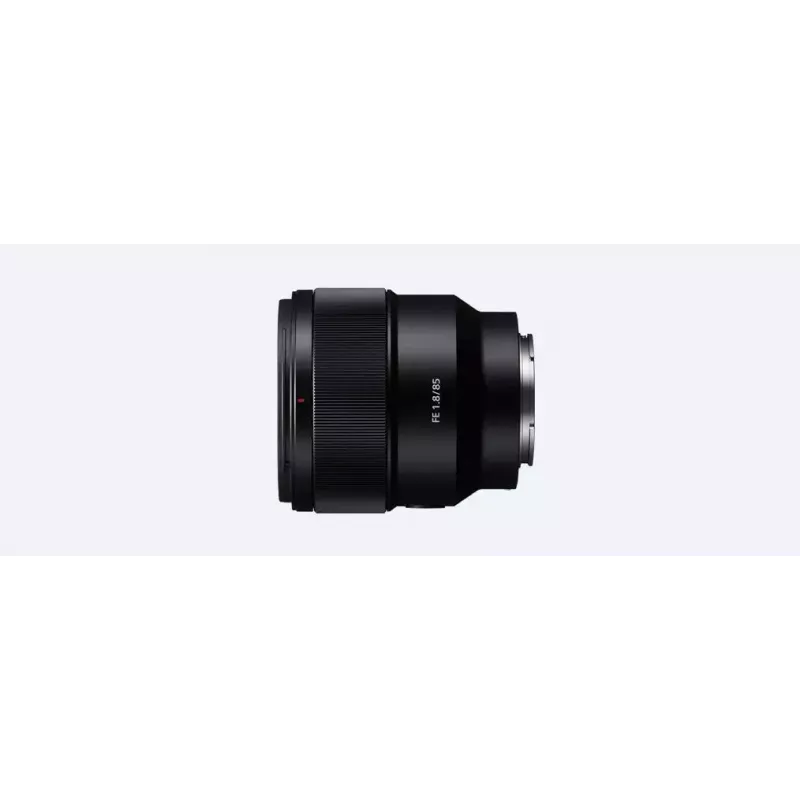 Sony FE 85mm F1.8 melns teleobjektīvs MILC/SPL kamerām