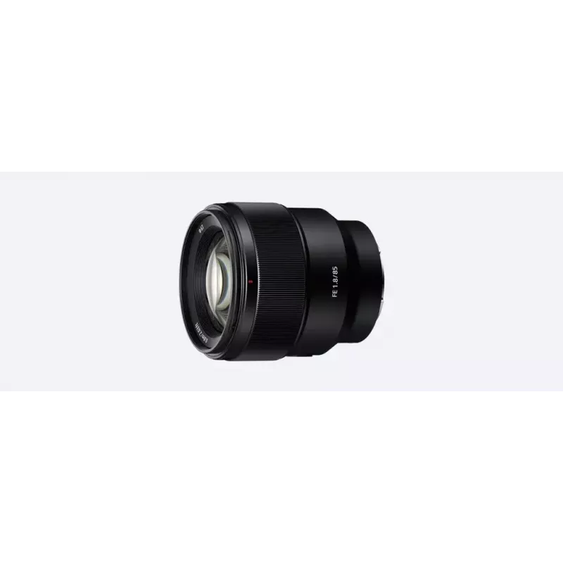 Sony FE 85mm F1.8 melns teleobjektīvs MILC/SPL kamerām