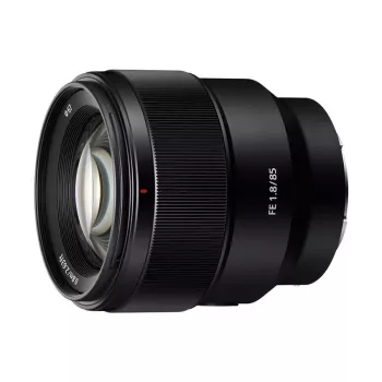 Sony FE 85mm F1.8 melns teleobjektīvs MILC/SPL kamerām