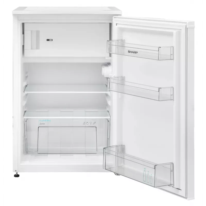 Sharp SJ-UD121T2W-EU kombinētais ledusskapis Brīvstāvošs Balts 121 L