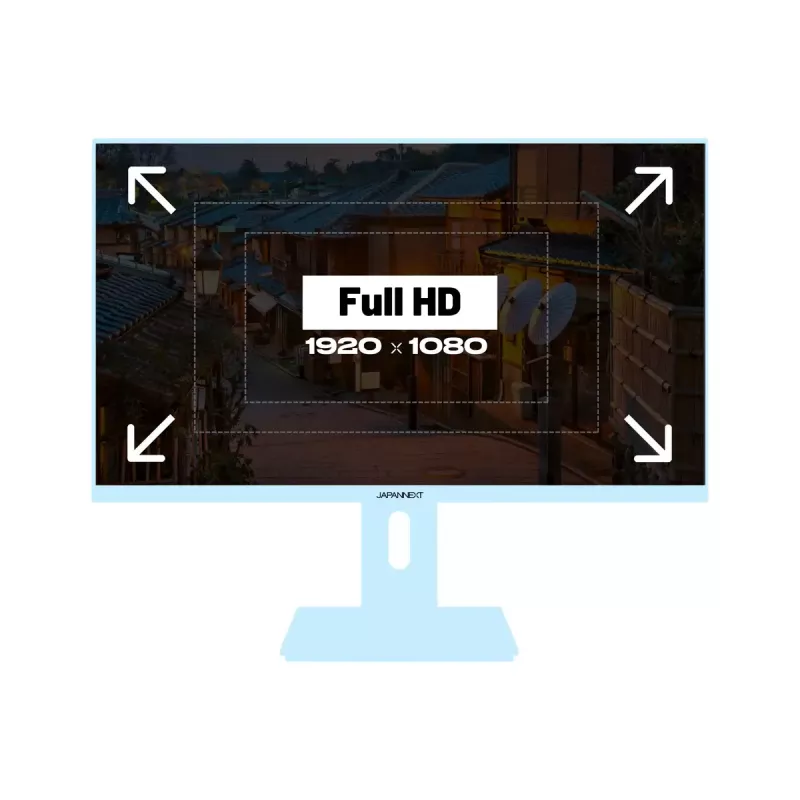 JAPANNEXT JN-I238FHD120F-HSP-BB monitors 60.5 cm (23.8 collas) 1920 x 1080 pikseļi Full HD LCD zils