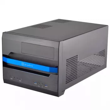 PC korpuss Silverstone Sugo SG12 Desktop Melns