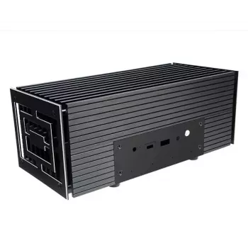 PC korpuss Akasa A-NUC52-M1B Cube Melns