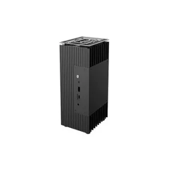 PC korpuss Akasa A-NUC52-M1B Cube Melns