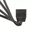 Kabelis Silverstone CPL03 0,3 m 4 x 4-pin PWM uz 4-pin PWM