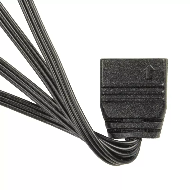 Kabelis Silverstone CPL03 0,3 m 4 x 4-pin PWM uz 4-pin PWM