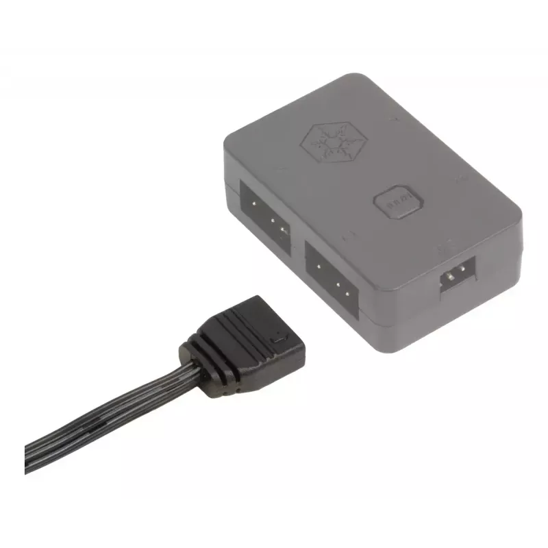 Kabelis Silverstone CPL03 0,3 m 4 x 4-pin PWM uz 4-pin PWM