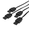 Kabelis Silverstone CPL03 0,3 m 4 x 4-pin PWM uz 4-pin PWM