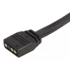 Kabelis Silverstone CPL03 0,3 m 4 x 4-pin PWM uz 4-pin PWM