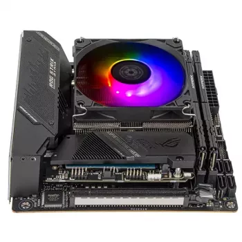 Dzesētājs Silverstone Hydrogon H90 ARGB 9,2 cm Melns 500-2600 RPM