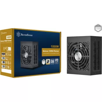 Silverstone Extreme 1000Rz Platinum (melns, 1000 W, pilnībā modulārs, SFX, ATX 3.1/PCIe 5.1, 12V-2x6)